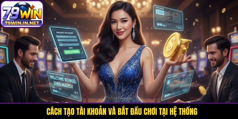 Cách tạo tài khoản và bắt đầu chơi tại hệ thống Cách tạo tài khoản và bắt đầu chơi tại hệ thống